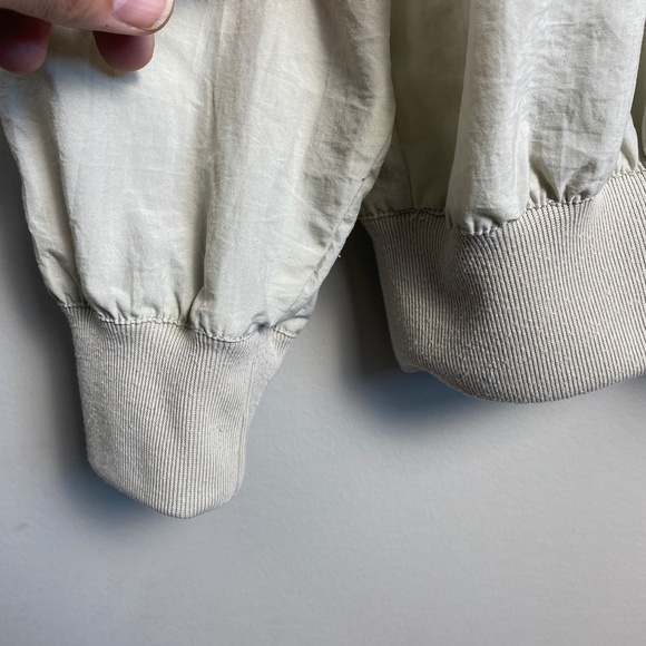 FOX GOLF Vintage Men's Cream/Beige Pullover Nylon Windbreaker Jacket‎ Size Large - Picture 3 of 14